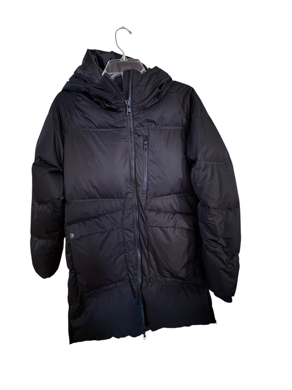 Mondetta Outdoor Project 700 Fill Down Black Hooded Puffer Coat Medium